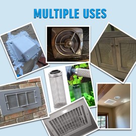 3PACK 20 Steel Mesh Screen 11”X11”(280mmX280mm), Woven Wire 304 - Never Rust 1mm Hole Keep Rodent Out or Make Any Shapes by Valchoose