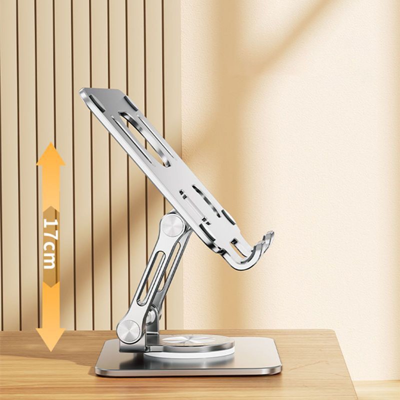 Tablet Stand Desktop Rotating Foldable Aluminum Alloy Heat Dissipation Base