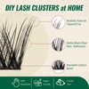 Lash Extension Kit 120pcs Lash Clusters Lash Bond and Seal