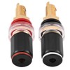 flexman 2Pcs Binding Post Banana Jacks, 2.36inch Insulated No Welding
