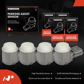 A-Premium 4-PC Reverse Backup Parking Assist Sensor Compatible with Select Nissan and Infiniti Models - Altima 2015-2018, Maxima 2016-2018, QX60, Q50, QX80, QX50, Q60, Q70, Q70L, Replace# 25994EZ01B