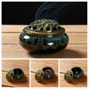 LamDawn Censer Sky Blue Incense Burner with Calabash Incense Stick