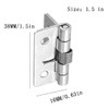 Self-Opening Spring Hinges Stainless Steel 304 Self-Closing Spring Door Hinges