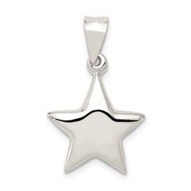 BillyTheTree Jewelry Sterling Silver Star Pendant QC1564
