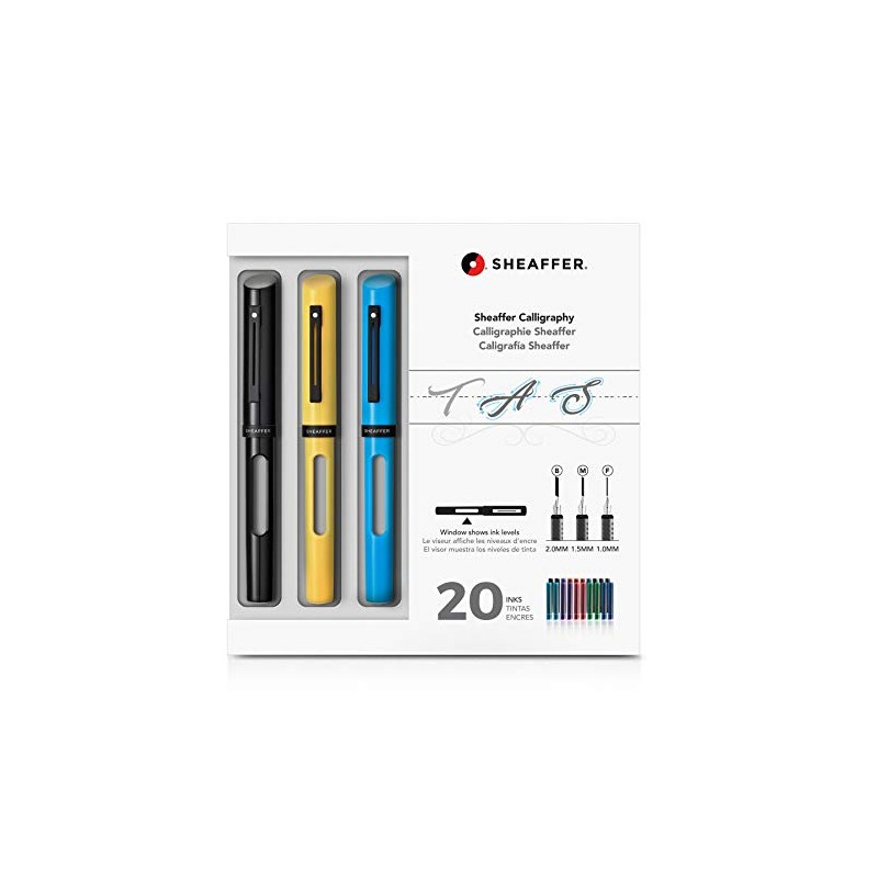 Sheaffer Calligraphy Maxi Kit (includes 3 x Click-Off Cap Resin