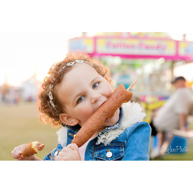 Perfect Stix Wooden Corn Dog Sticks. 8.5 Inches x 3/16.