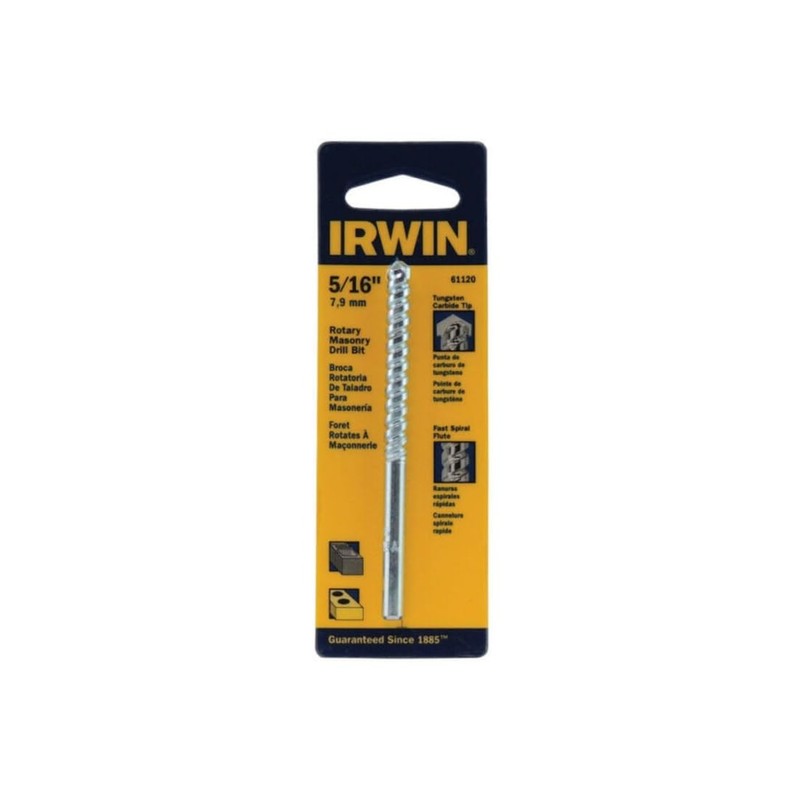 American Tool 61120 Irwin 5/16x4in Lt Duty Masonry Bit