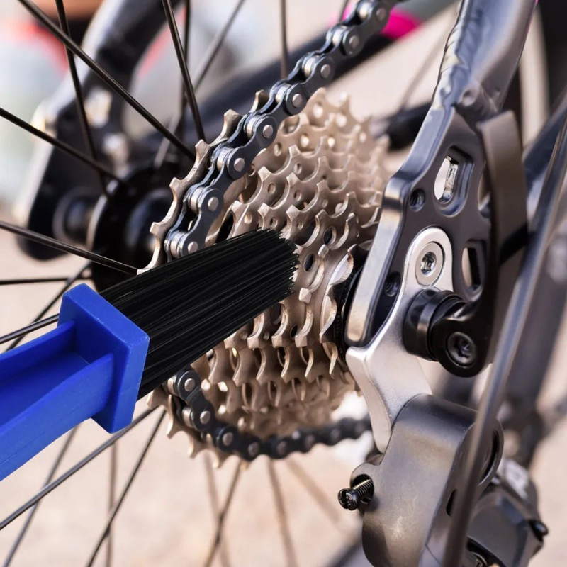 4pcs Cepillos De Limpieza Para Cadena De Bicicleta Moto Multicolor