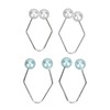 2 Pairs Dimple Trainer Stainless Steel Easy to Wear Develop