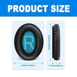 BINGLE - almohadillas para orejas de repuesto para auriculares Bose QC35/QC35 ii/QC25/QC15, almohadillas para orejas profesionales de alta calidad para auriculares QuiteComfort/SoundTrue/SoundLink