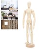 16in Wooden Mannequin Mini Flexible Rotating Sketch Drawing Wooden Figures