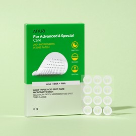 Anua Triple Acid Spot Care Microdot Needle Spot Trouble Patch 12 pieces / 아누아 트리플 애씨드 스팟 케어 마이크로닷 니들 스팟 트러블 패치 12매입