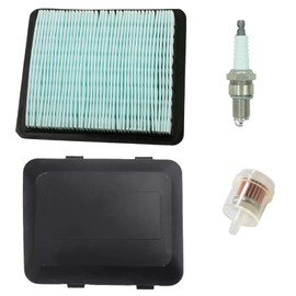 17211-ZL8-023 Air Filter 17231-Z0L-050 Cleaner Cover Fits for Honda GCV160 GCV190 GC160 GC190 Engine HRX217 HRB216 HRR216 Lawn Mower, 17211-zl8-000 17211-zl8-003 w/Spark Plug and Fuel Filter