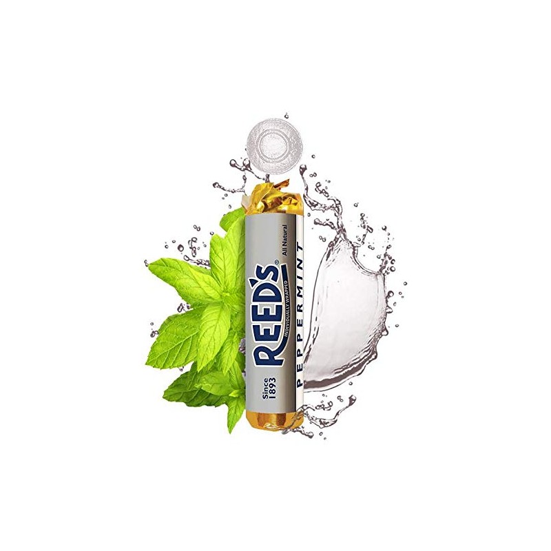 Reed’s Peppermint Candy Rolls | Traditional Peppermint Hard Candy |