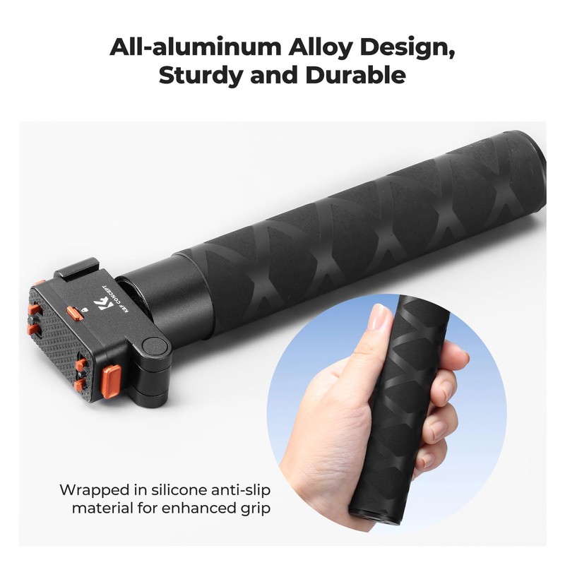 K&F CONCEPT Foldable Selfie Stick Compatible with Insta360 X5, Extended