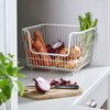 Lakeland Large Stackable Wire Basket – Cream 33 x 26.5