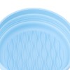 Silicone Air Cooker Pot Round Folded Blue Fryer Liner Tray