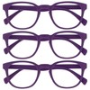 Opulize Pop 3 Pack Black Purple Spacers Short Vised Myopia