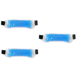 Mobestech 3pcs Hot Cold for Fever Fever Cool Strips Headband Physical Cooling for Boys and Girls Adults Blue