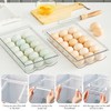 Drawers, Egg Holder, Extendable Fridge Drawer, Space for 18 Eggs,