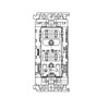Panasonic WTL115249F Ground Double Outlet with Embedded Door Ground Terminal
