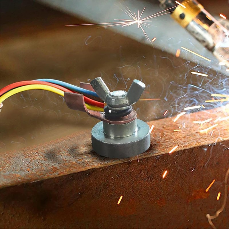 Sarini Magnetic Welding Support Clamp Welding Ground Clamp Grounding Magnet