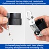 Trailer Plug Holder, 1 Piece, in Black, Hanging Drawbar Holder