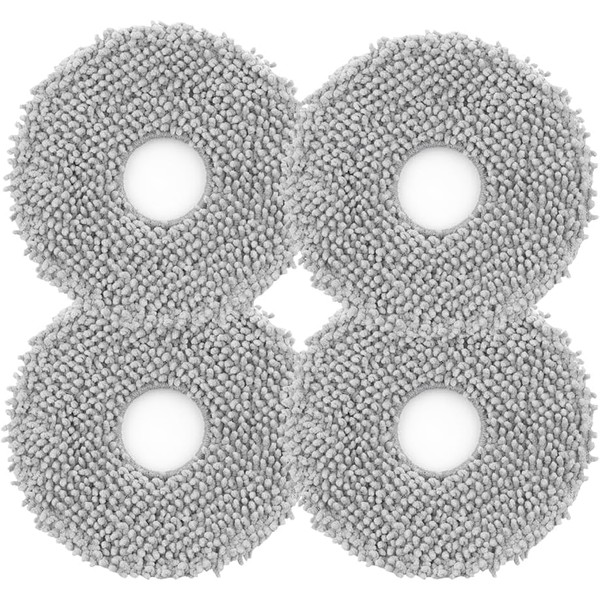 roborock Washable Vacuum Mop Cloths, Compatible with Qrevo Curv Robotic