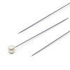 Dritz alfileres Largos con Cabeza nacarada, 100 Piezas, 2-Inch, Blanco,