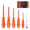 Electrician Screwdriver Set - 6 VDE Tested Electrician Screwdriver, Chrome