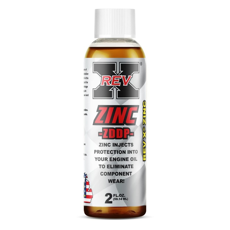 REV-X Zinc ZDDP Oil Additive - 2 fl. oz.