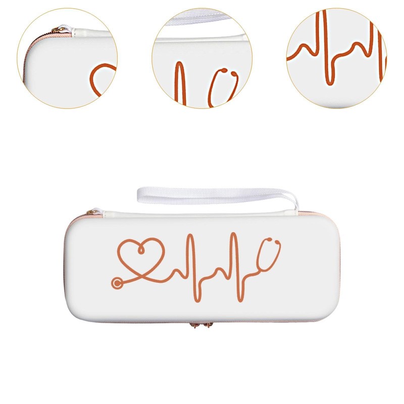 perfeclan Stethoscope Carrying Case Storage Box Portable, Wear Resistant, with