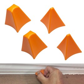 4PCS Silicone Seam Tools Set, 3/6/10/16mm Caulk Applicator Sealant Finishing Tools, Caulk Smoothing Tool, Reusable Finger Caulking Tool for Bathroom, Kitchen, Joint