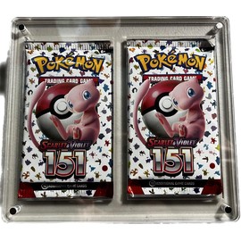 Acrylic Cases for Most Booster Packs (Double Booster Holder)
