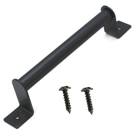 DUMYFENG Barn Door Hardware Handles with 2 Screws Sliding Door Handle Black Door Handles Metal Door Handles for Kitchen Furniture Cabinet Closet Shed Door