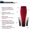 NEWZILL Compression Calf Sleeves (20-30mmHg) for Men & Women -