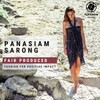 PANASIAM Sarong Orange Shades Scarf Beach Towel Wrap Dress Soft