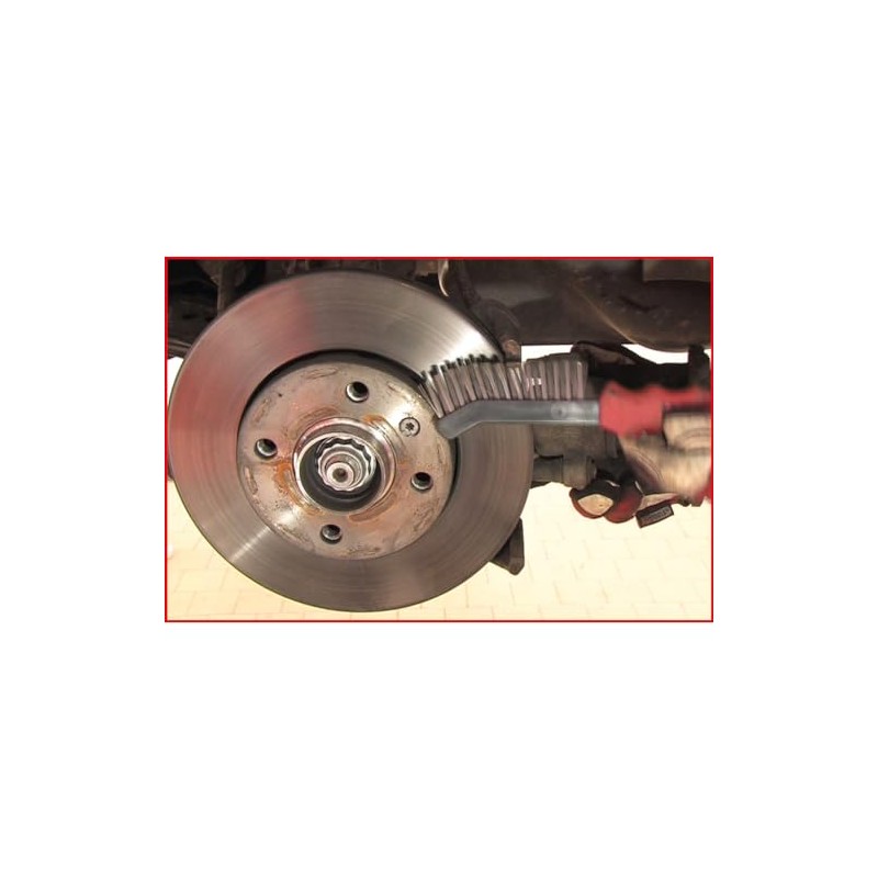 KS Tools 201.2321 Brake calliper brushes, steel, 225mm