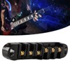 Guitar Roller Saddle Bridge Aluminium Alloy Black Tune Tailpiece Bridge