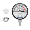 MEASUREMAN Black Steel Pressure Cooker Gauge, Pressure Canner Gauge, Steam