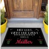 PR Print Royal Doormat with Saying "Lebt Liebt Lacht" -