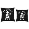 Funny Shoulder Surgery Recovery Shoulder Surgery Survivor Throw Pillow