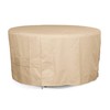 Covermates Round Accent Table Cover - Heavy-Duty Polyester, Weather Resistant,