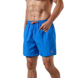 Tansozer Men's Swimming Trunks with Mesh - navy blue, size: xl