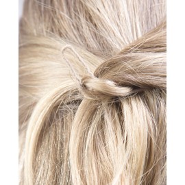 Frenchies Ultra Flocked Extra Soft French Twist Hair Pins: The French Hair Pins for Buns, Wedding Updo Hairstyles, Hair Extensions + Wigs, 100 Count, Blond, Large (3 inch)
