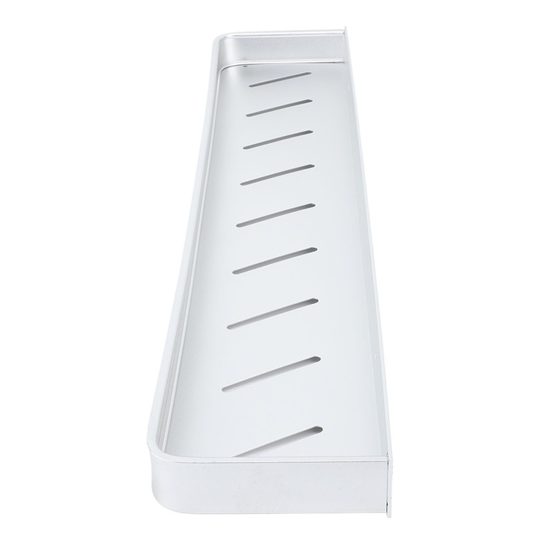 Bathroom Space Aluminum Shelf Bathroom Wall Mounted Drill Free Shelf