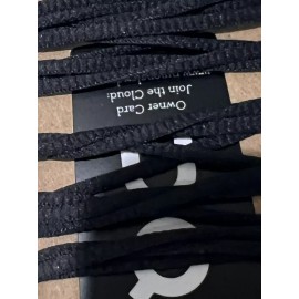 on cloud laces black color Replacement Sneakers Laces