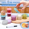 Accguan 16Pack Glass Baby Food Storage Containers, 4oz Glass Baby