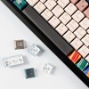 YMDK 127 Magic Academy Theme Keycaps, Retro Creative Keycap, Thick