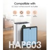 VALZONE 4-Pack HAP603 Replacement Filters, Compatible with ECOSELF HAP603/HAP603WF Purifier